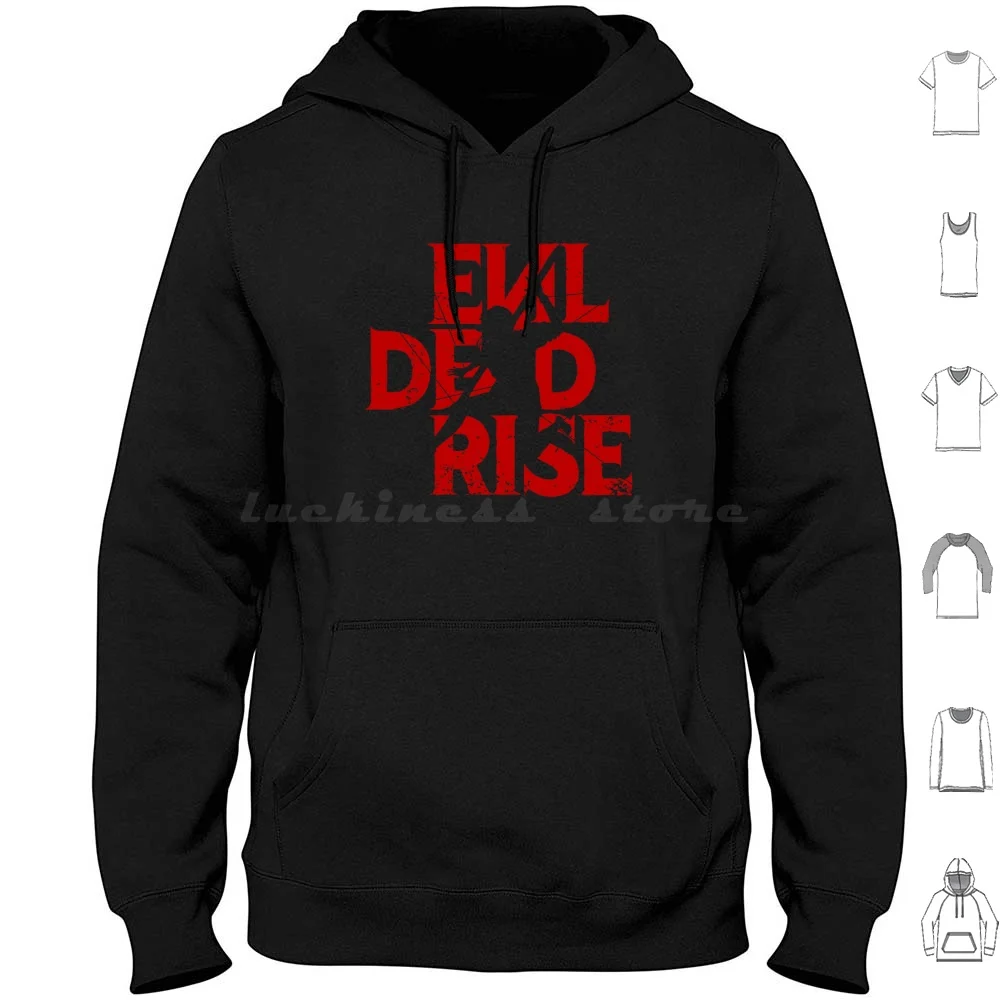 Evil Dead Rise-Puppet Logo Hoodie Cotton Long Sleeve Rise Puppet Elevator Mommys With The Maggots Now
