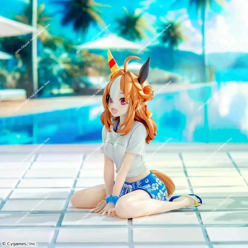 Фото В наличии 100% оригинальная фигурка SEGA Uma Musume Pretty Derby Copano Rickey Smart Falcon из аниме, коллекционная, для декора стола, подарок. №5