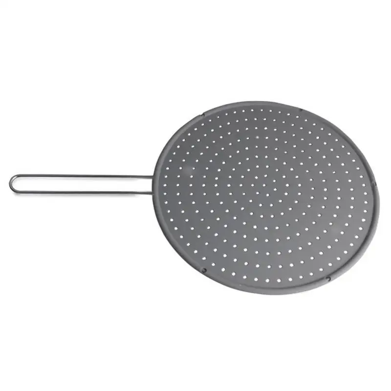 

Splatter Screen With Soft Silicone Handle Oil Splatter Guard With Silicone Handing Fits Many Pots & Pans Practical Kitchen