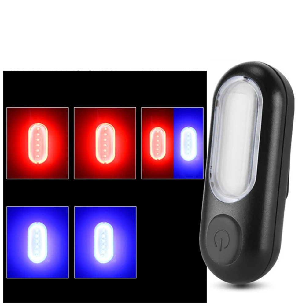 

Dual Light For Bicycle Rear View Warning 5 Mode LED COB Rechargeable Lamp Latern Seatpost And Belt Mount W/ Mode Memory