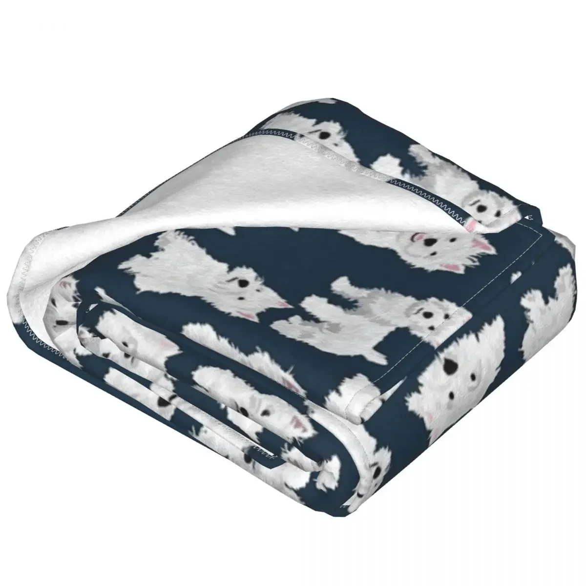 Флисовое одеяло Westie West Highland Terrier милый щенок ультра-мягкое покрывало для кровати