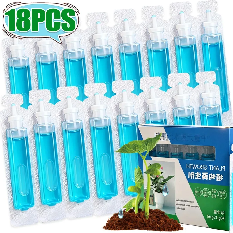 

Жидкое комплексное удобрение для комнатных растений синего цвета