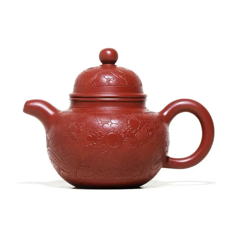 

180ml Yixing Raw Ore Dahongpao Zisha Tea Pot Chinese Purple Clay Filter Beauty Teapot Tea Set Accessories Household Drinkware