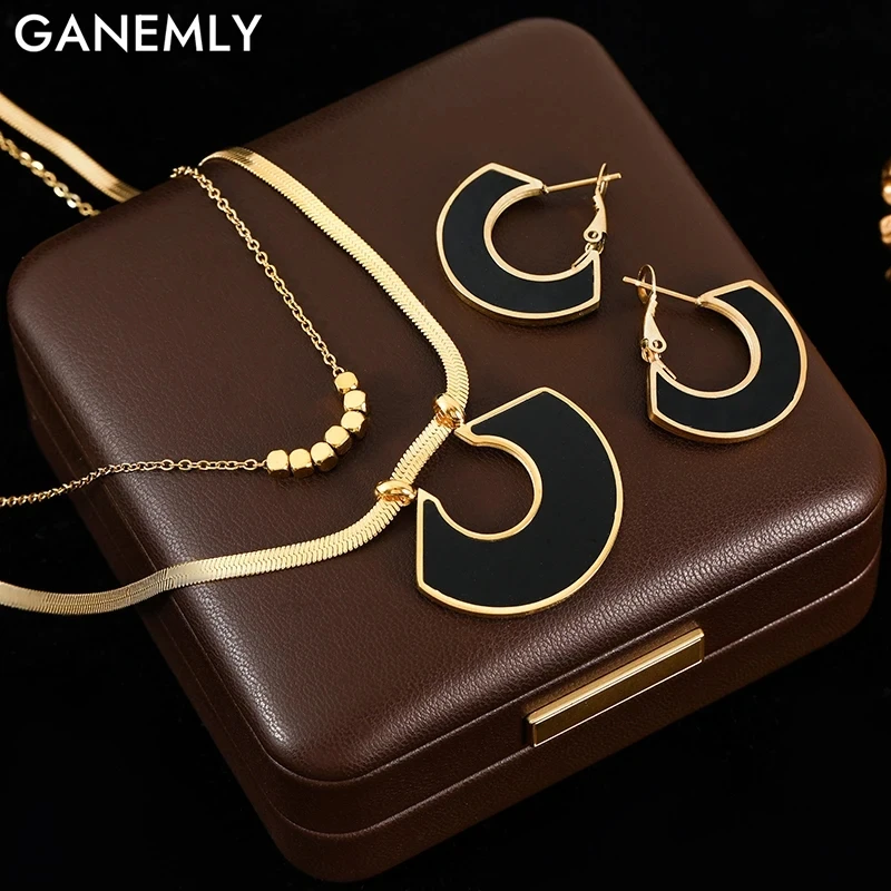 Модный модный винтажный ретро классический комплект ювелирных изделий для