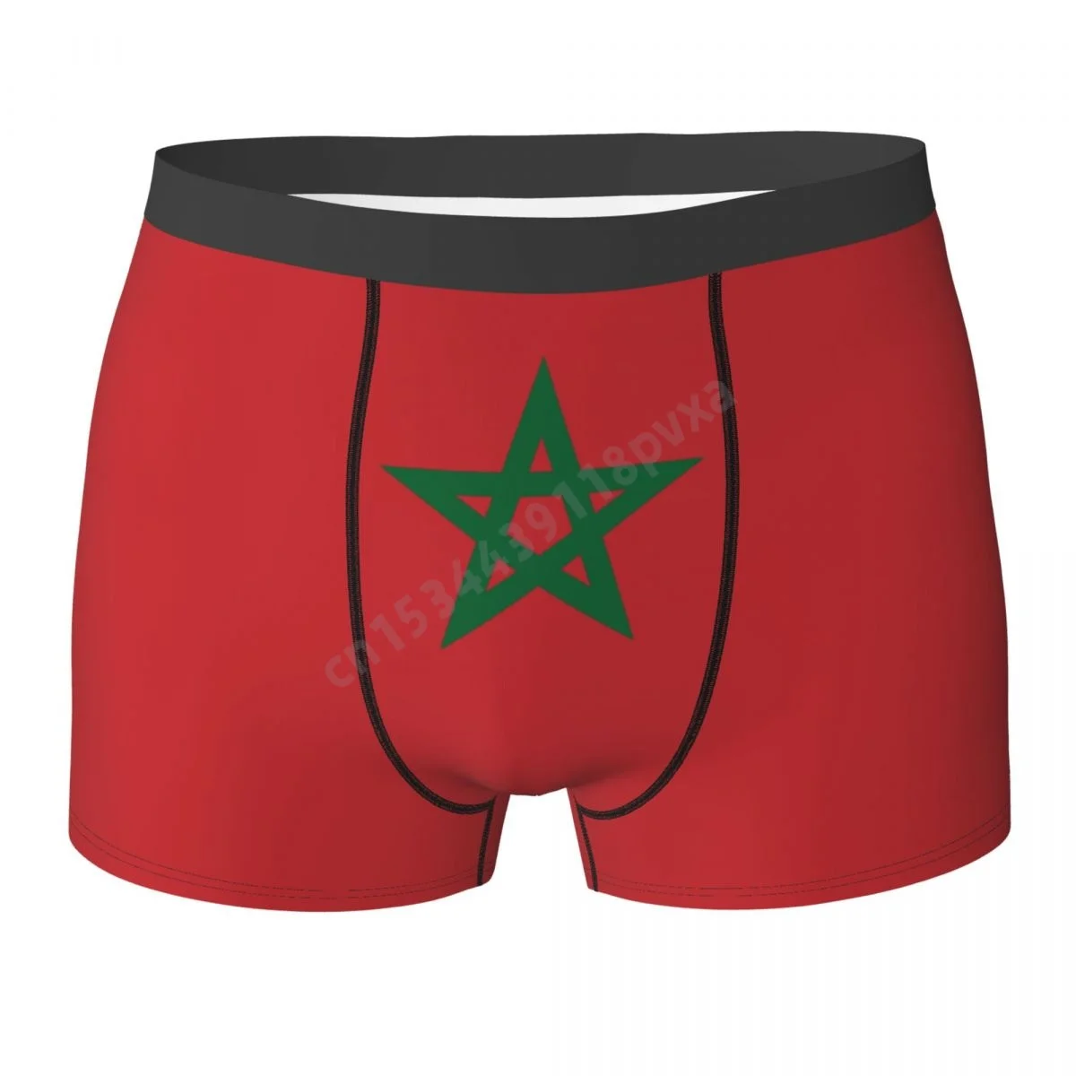 

Men Panties Morocco Flag Moroccan Country Boxer Shorts Polyester Underpants For Boys Male Large Size