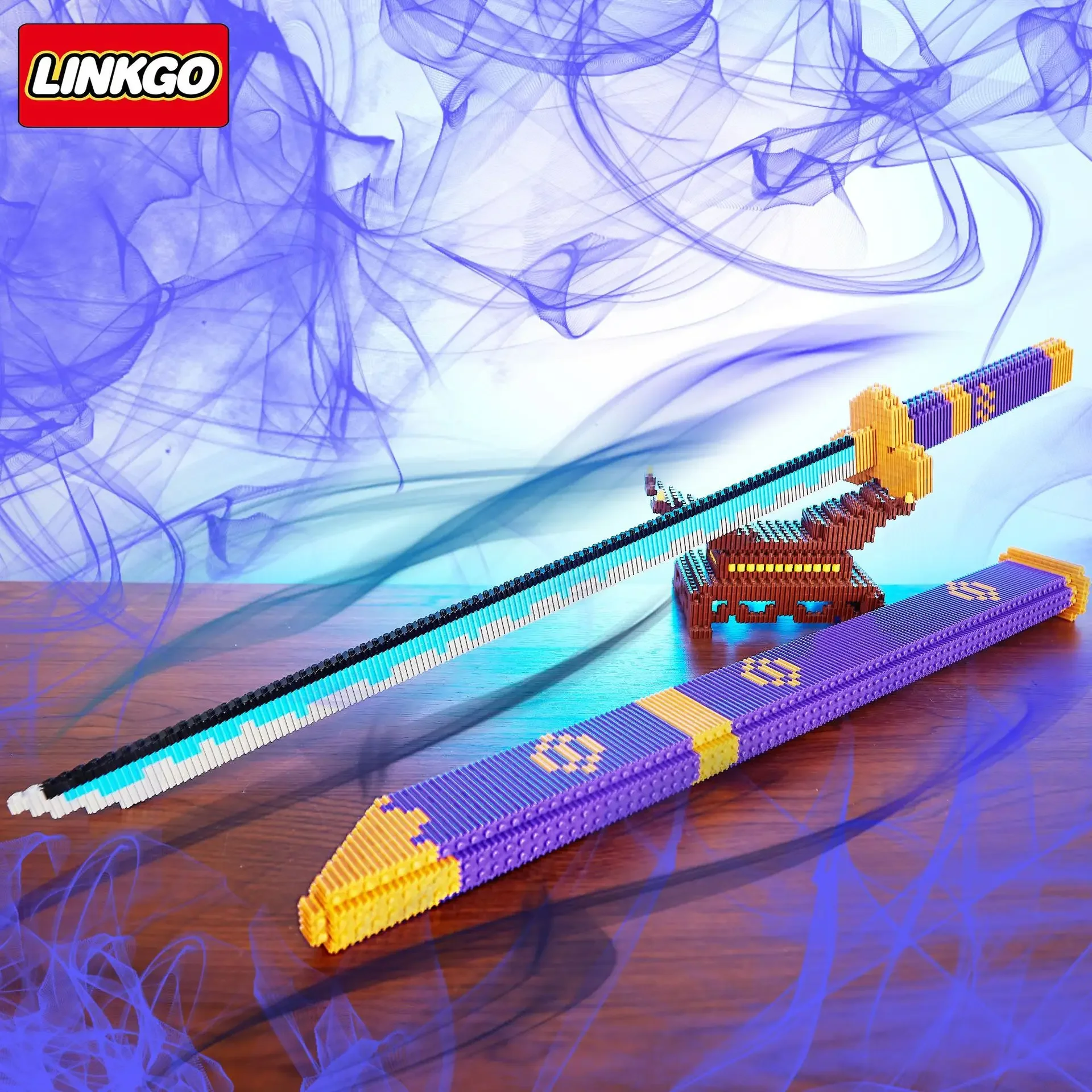Строительные блоки Linkgo Sword Demon Slayer Roronoa Zoro Sandai Kitetsu DIY собранный алмазный соединитель мини-кирпичная фигурка игрушки (art.: 3920cc85efb0e) - 3920cc85efb0e