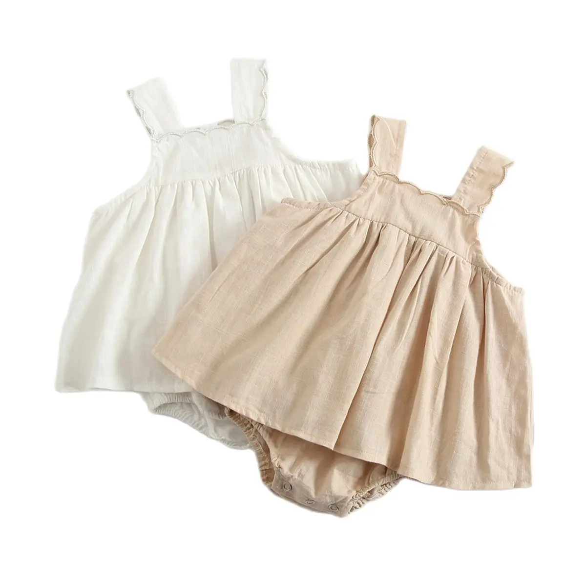 

Summer Baby Clothing Sleeveless Baby Girls Bodysuits Tutu Skirt Toddler Girls Romper Cotton One Piece Jumpsuits Children Clothes