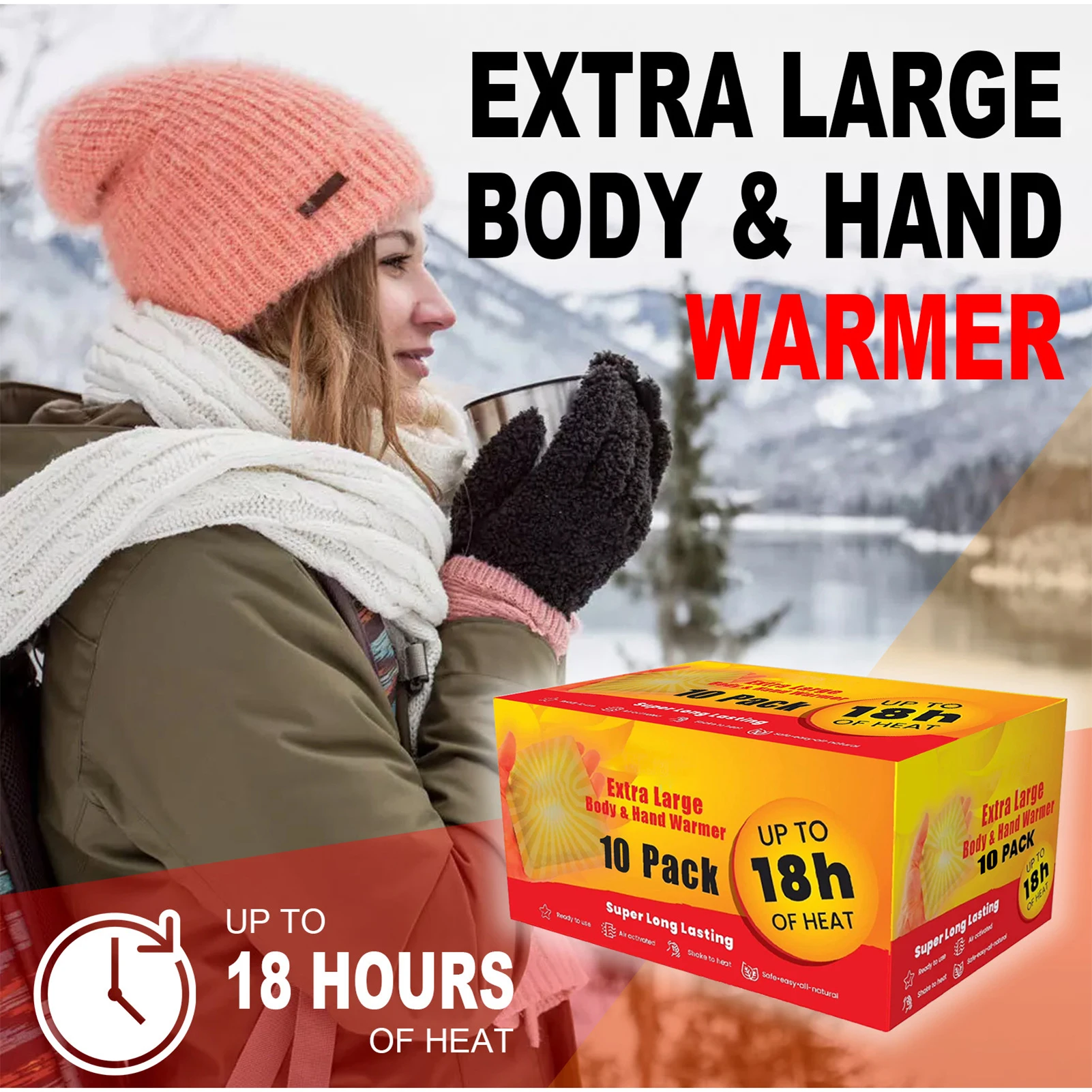 

Hand And Foot Warmers Hot Hand Warmers Hand Warmers Body Hand Super Warmers Heating Pads With Adhesive Backing Long Lasting Safe