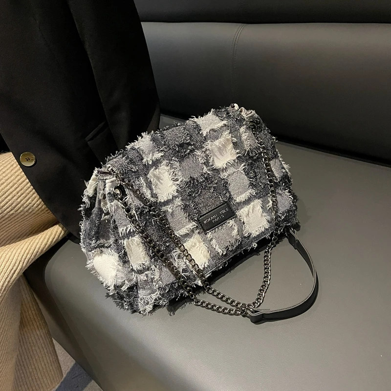 

Винтажная брендовая холщовая сумка-мессенджер на плечо, женская сумка, 2022, сумка-мессенджер, Высококачественная сумка-тоут через плечо