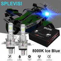 2x 70w ice blue motorcycle headlight for kawasaki klr250 1985 2005 er 6n 2009 2010 concours 14 2010 2012 concours 1000 2004 2006