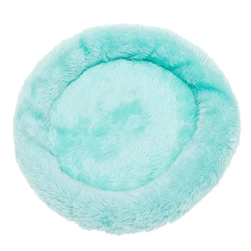 

Pet Dog Bed Comfortable Donut Round Dog Kennel Ultra Soft Washable Dog And Cat Cushion Bed Winter Warm