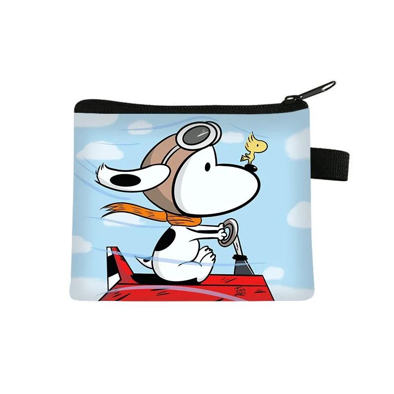 Kawaii Snoopy Кошелек Для Монет Высококачественный Студенческий Милый Держатель Карт