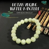 10mm natural hetian jade bead bracelet agate pendant high quality bracelet mens womens high jewelry gift box