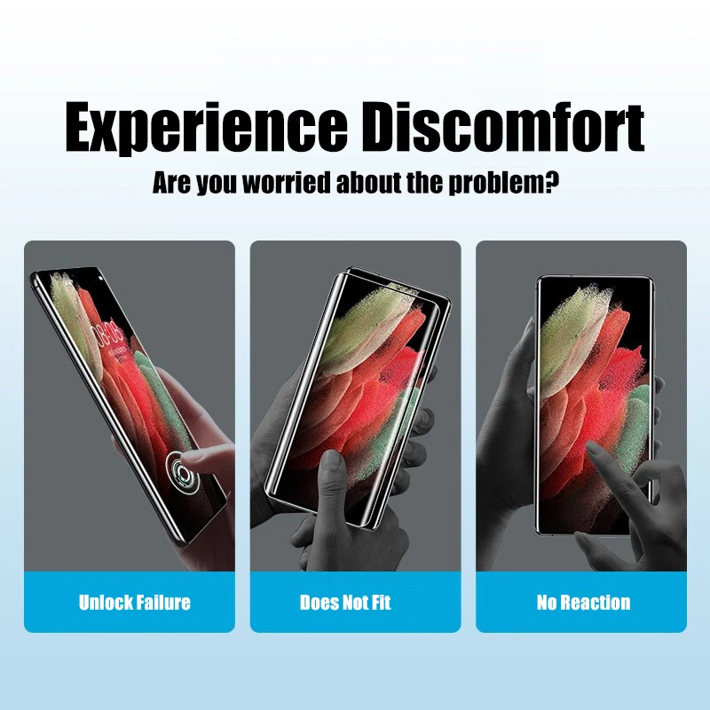 4pcs hydrogel film screen protector for samsung galaxy s21 s22 s20 ultra fe s8 s9 s10 note 8 9 10 20 plus ultra screen protector free global shipping