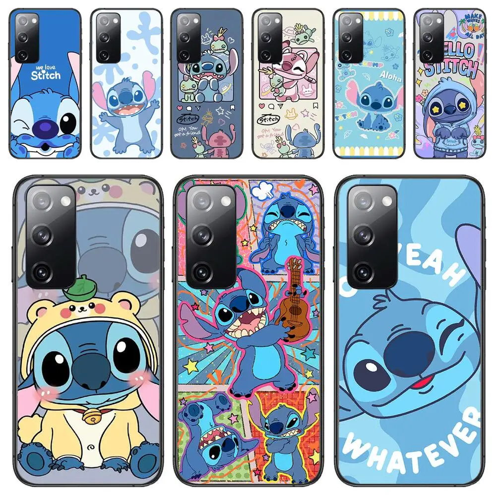 

Stitch Cartoon Phone Case For Samsung Galaxy S23 S21 S10 S30 S20 S22 S8 S9 S30 Pro Plus Ultra Fe Luxury Fashion Gift TPU Cover