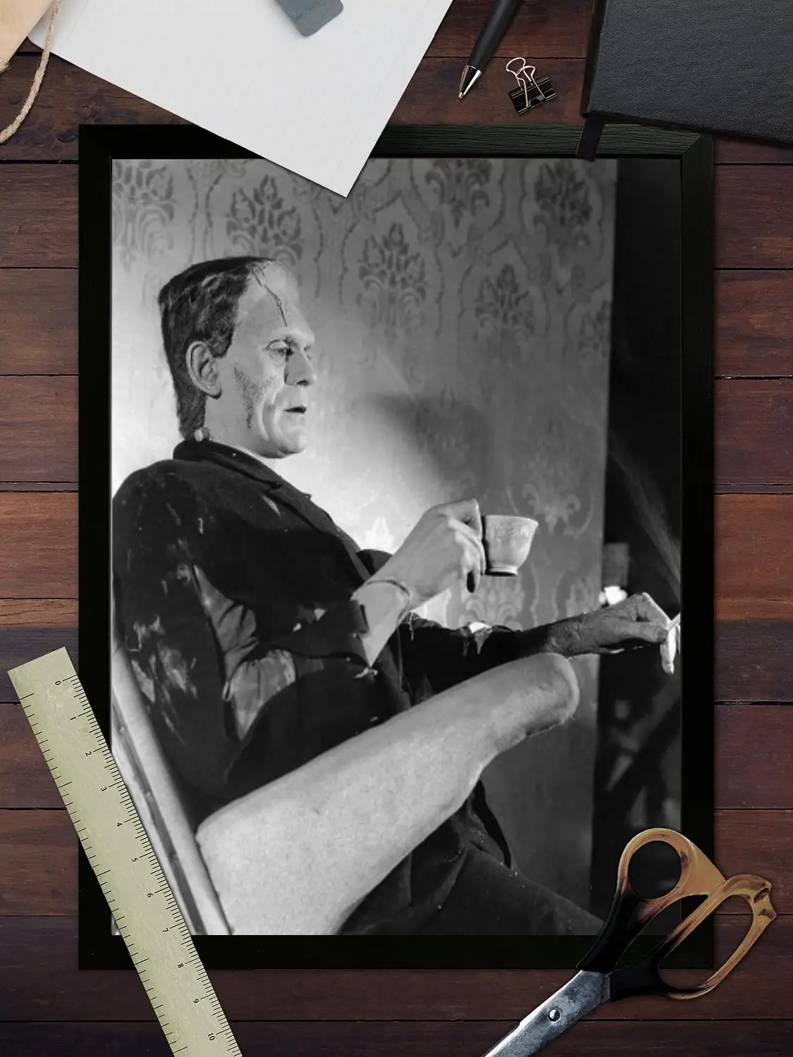 herman munster actor Canvas Art Poster Wall Picture Print Modern Family Bedroom Decor Posters Decorative painting