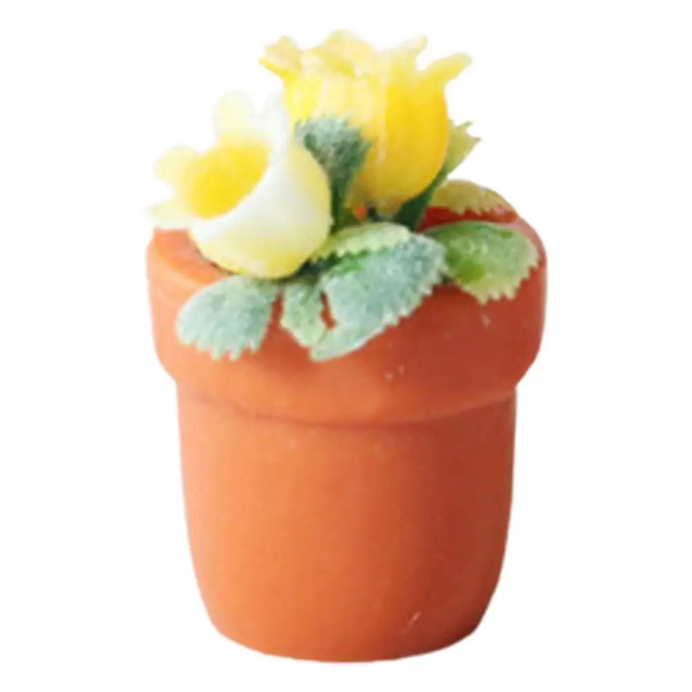 

Creative Novelty Lightweight Dollhouse Plant Flower Pot for Micro Landscape Dollhouse Plant Simulation Potted Plant