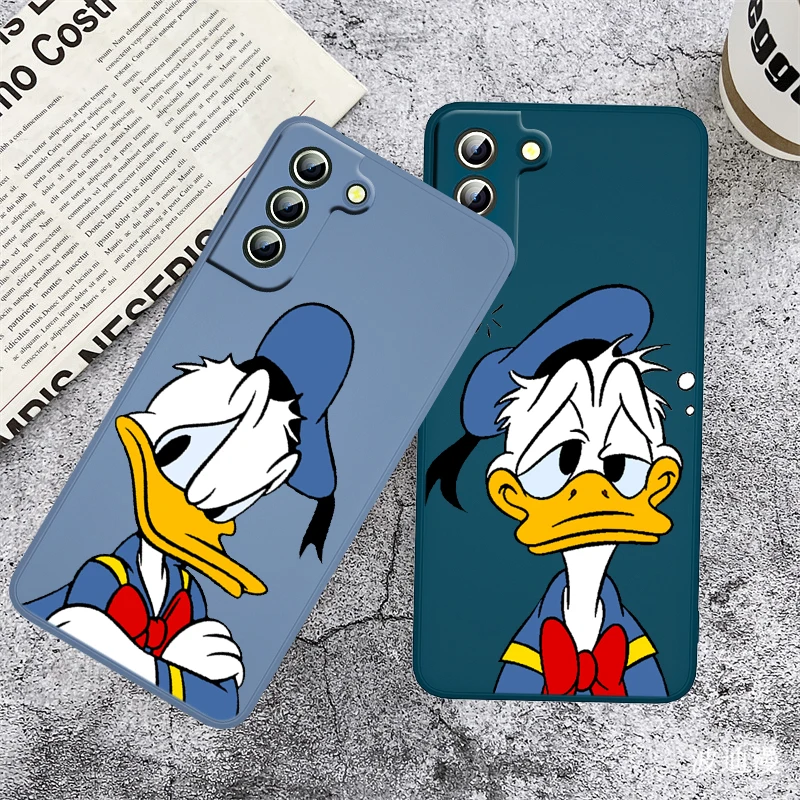 

Anime Donald Duck Case For Samsung Galaxy S22 S21 S20 S10 Note 20 10 Ultra Plus Pro FE Lite Liquid Rope Phone Cover Core Capa