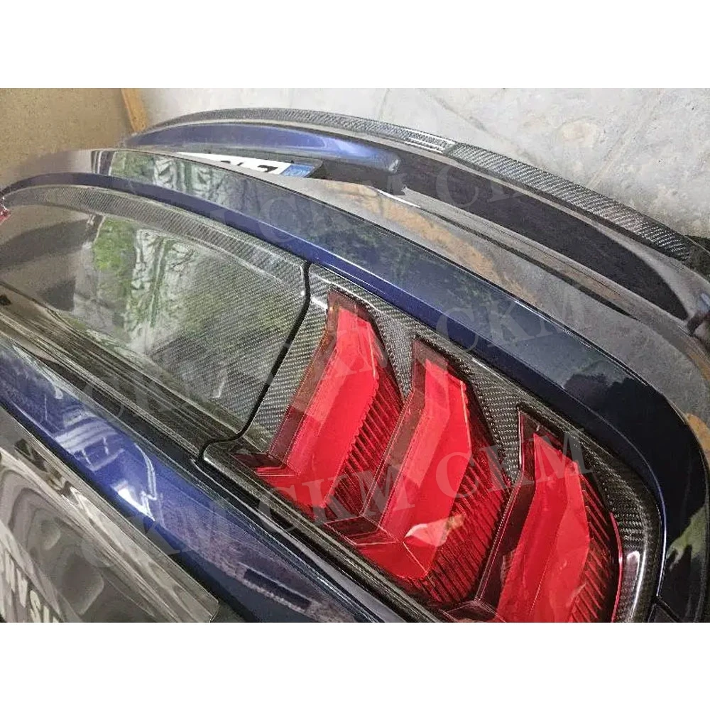 Задний бампер из углеродного волокна задний фонарь накладка на заднюю лампу