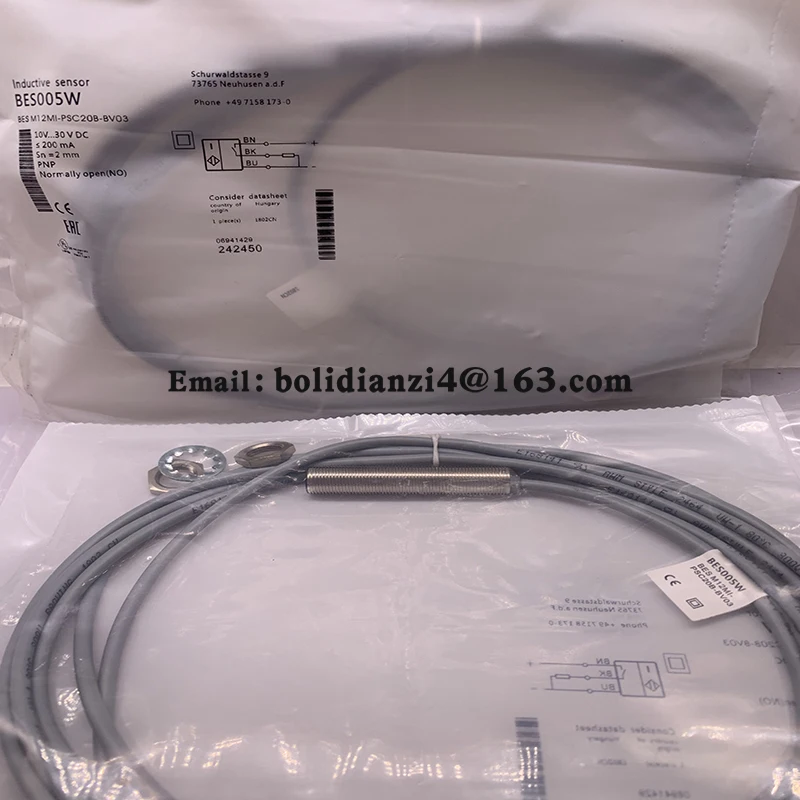 Новый датчик бесконтактного переключателя BES005W BES M12MI-PSC20B-BV03 В наличии