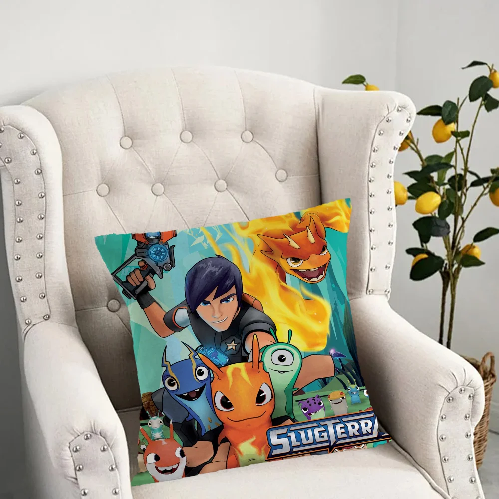 Чехол для подушки в стиле аниме Slugterra новая новинка размер 40x40 декоративный