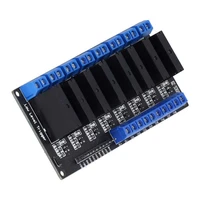 hy m281 8 channel solid state relay module low level driver relay module with fuse 5v low level trigger