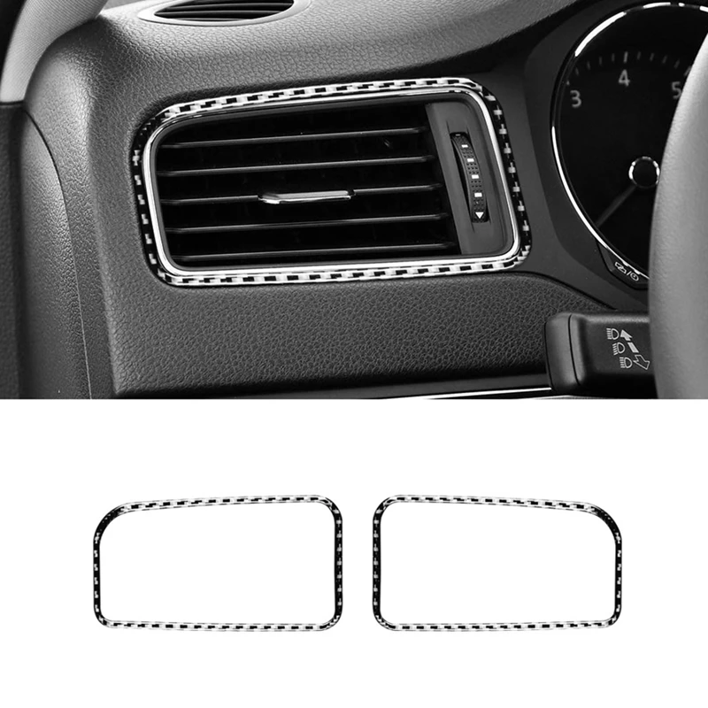 

Side Air Outlet Trim Cover Sticker Decoration Carbon Fiber For Sagitar 2012-2018 Accessories