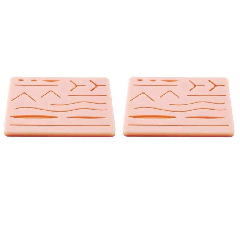 

2X Skin Suture Training Kit Pad Suture Training Kit Suture Pad Trauma Accessories For Practice And Training Use