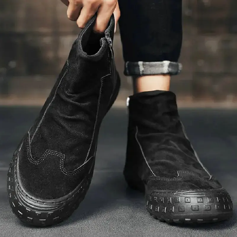 

Мужские Ботильоны 2023, зимние ботинки Martin, уличные ботинки, Роскошные бренды, классический дизайн, высокие мужские повседневные ботинки, осень 58