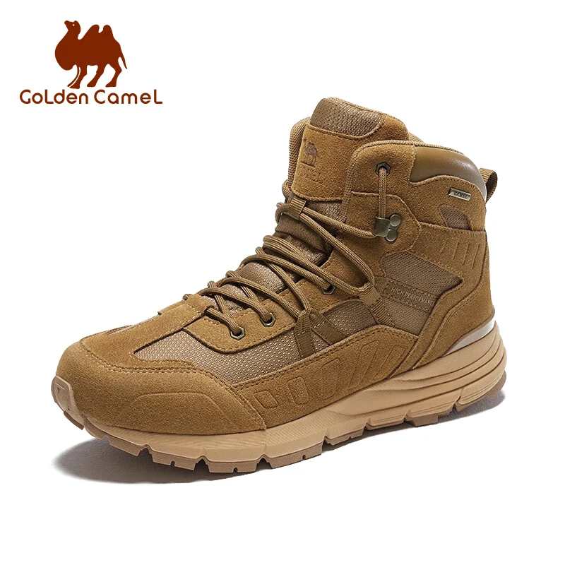 Golden Camel Hiking Shoes for Men Breathable Racing Sport Shoes Casual Soft New Trend Outdoor Male Walking Sneakers