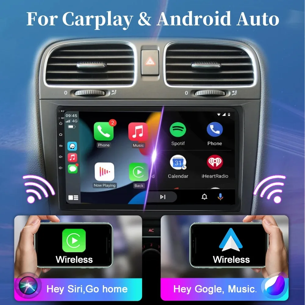 Фото Автомагнитола Android для Ford C-MAX 2003 2004 2005 2006 2007 2008 2009 2010 с GPS-навигацией, CarPlay, сенсорным экраном и интеллектуальными системами. №3