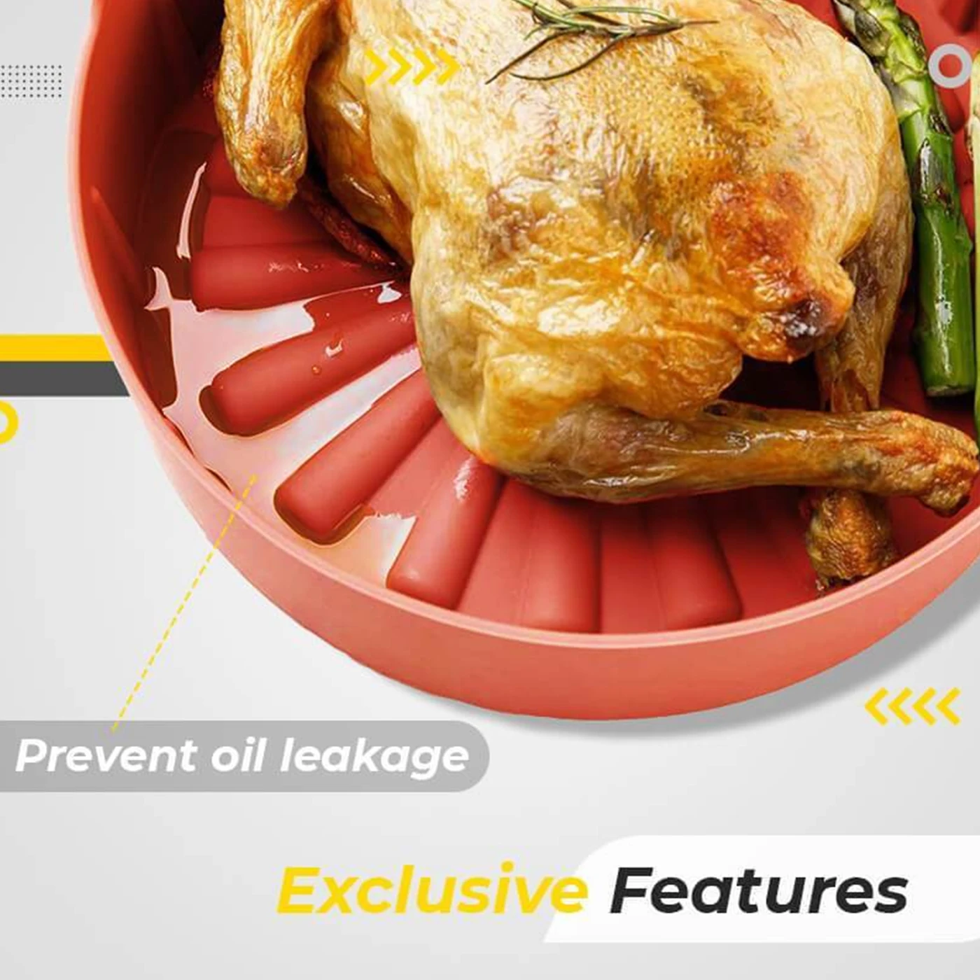 Силиконовый горшок для фритюрницы многоразовая силиконовая корзина выпечки