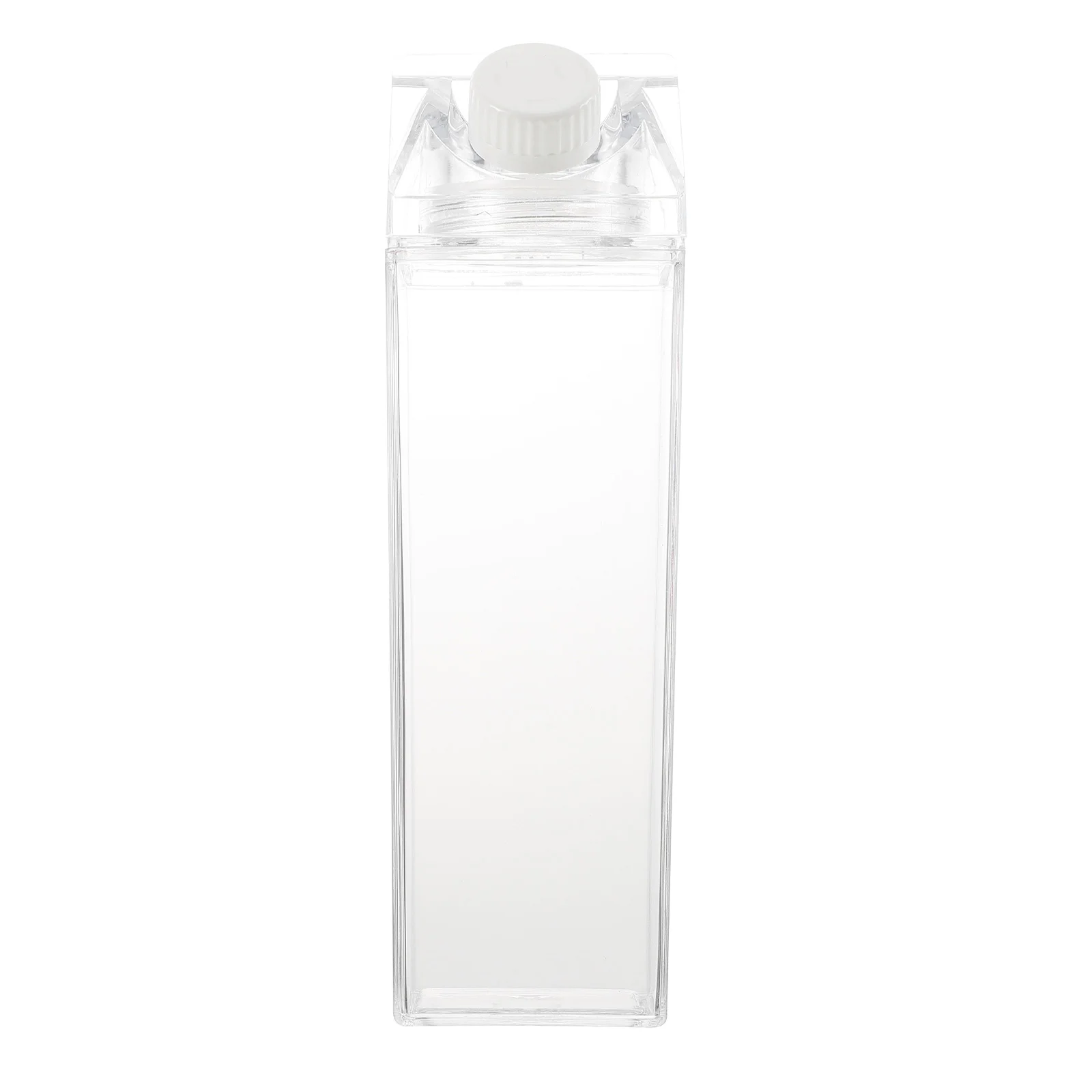 

Bottle Carton Water Bottles Drink Reusable Square Jug Plastic Box Container Outdoor Beverage Portable Style Clear Containers