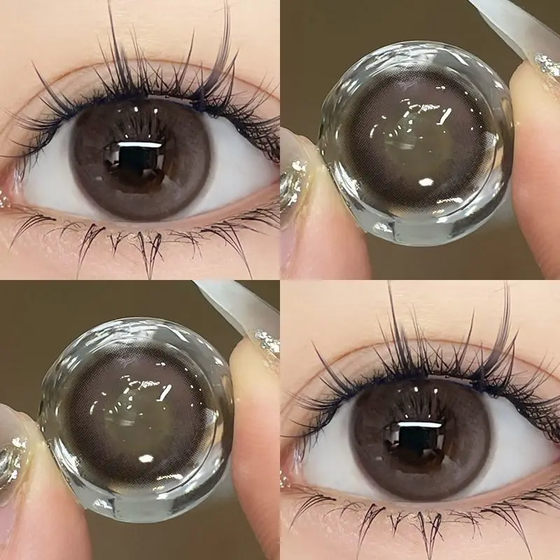 Цветные контактные линзы Mill creek для глаз при близорукости ежегодное