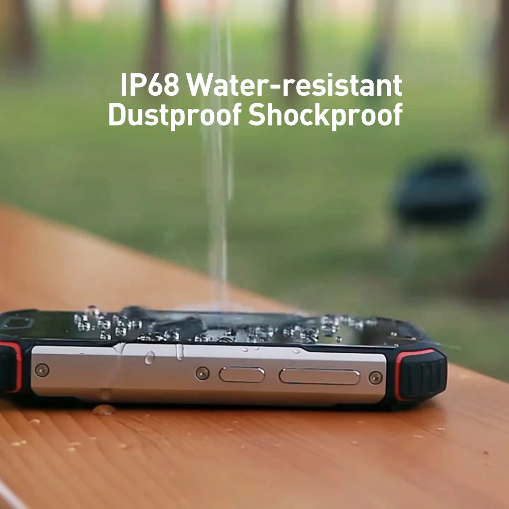 Unihertz Atom XL IP68 Rugged Waterproof Cellphones 6GB 128GB Android 10 Mobile Phone DMR Walkie-Talkie Smartphone 4300mAh NFC