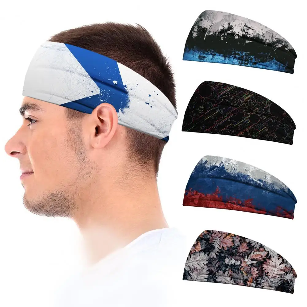 

Sweat-wicking Headband Sports Headband Moisture Wicking Yoga Running Headband Extra Soft Non-slip Sports Hair Band for Workout