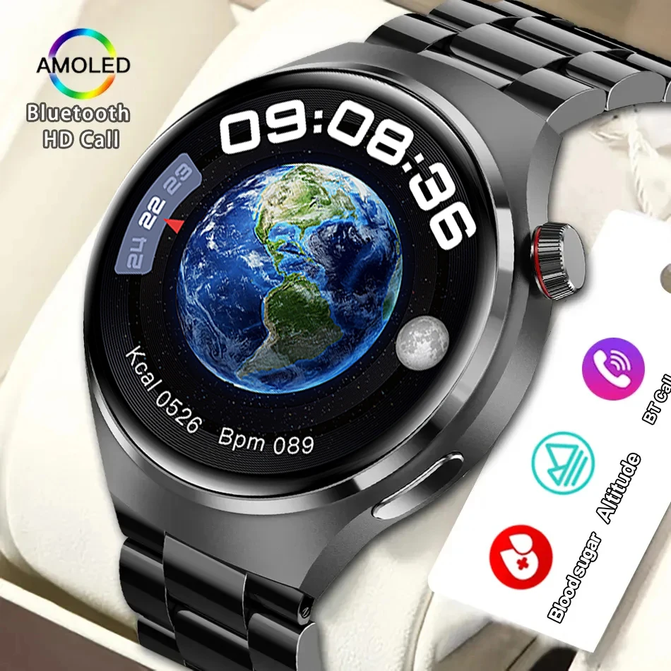 

Новинка 2023, Смарт-часы Huawei GT4 Pro AMOLED, мужские часы с индивидуальным циферблатом, ответ на вызов, спортивный фитнес-трекер, мужские водонепроницаемые Смарт-часы