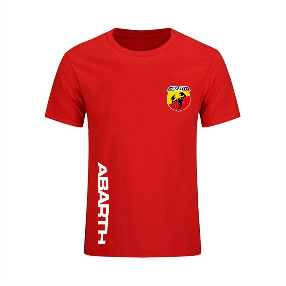 Футболка Abarth Scorpion с логотипом Мужская модная футболка хлопковая Детские Топы в
