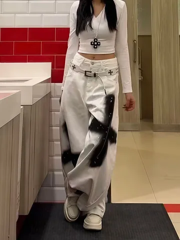 Neploe американские винтажные джинсы Cross Mom