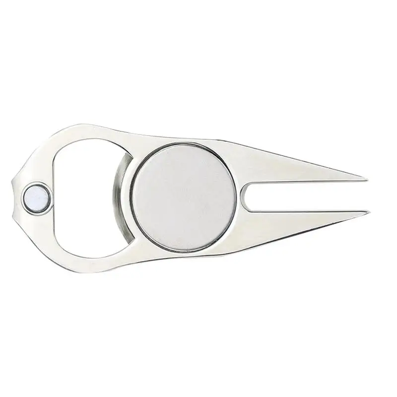 

Metal Golf Divot Tools Golf Green Repair Tool With Magnetic Ball Marker Multipurpose Lightweight Unique Magnetic Zinc Alloy