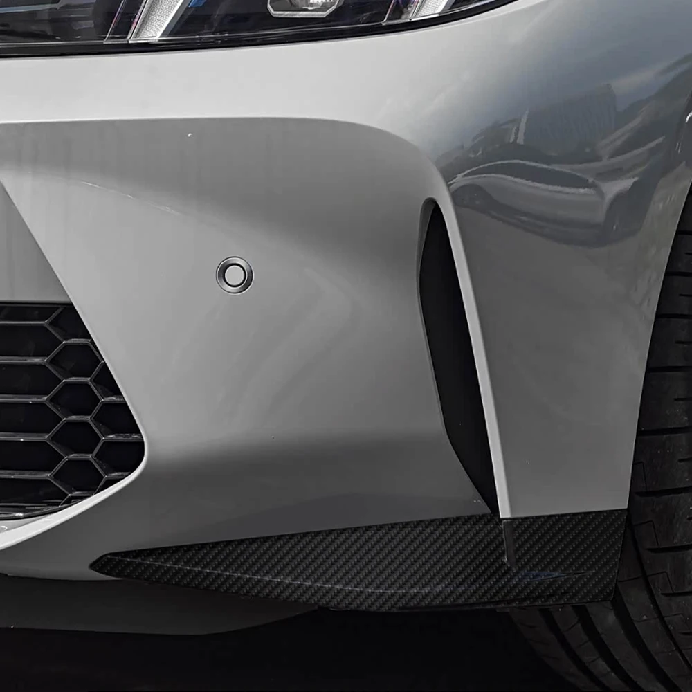 Фото Сплиттер переднего бампера из сухого карбона в стиле M для BMW M3 G80 G81 M4 G82 G83, спойлер-диффузор №1