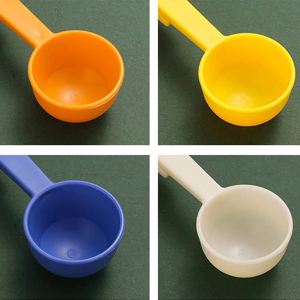 

4 шт., портативные ложки для кофе, с длинной ручкой