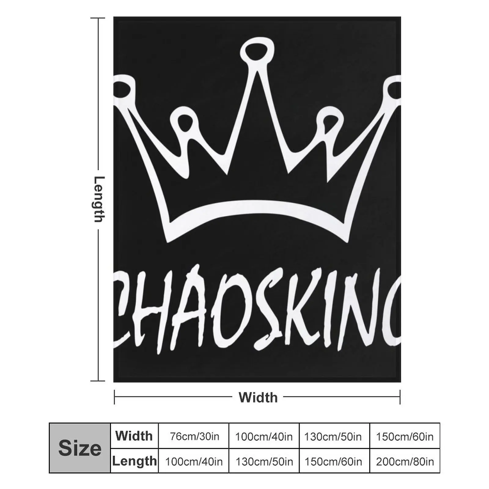 chaosking - chaos king Декоративное одеяло Одеяло Утяжеленные одеяла