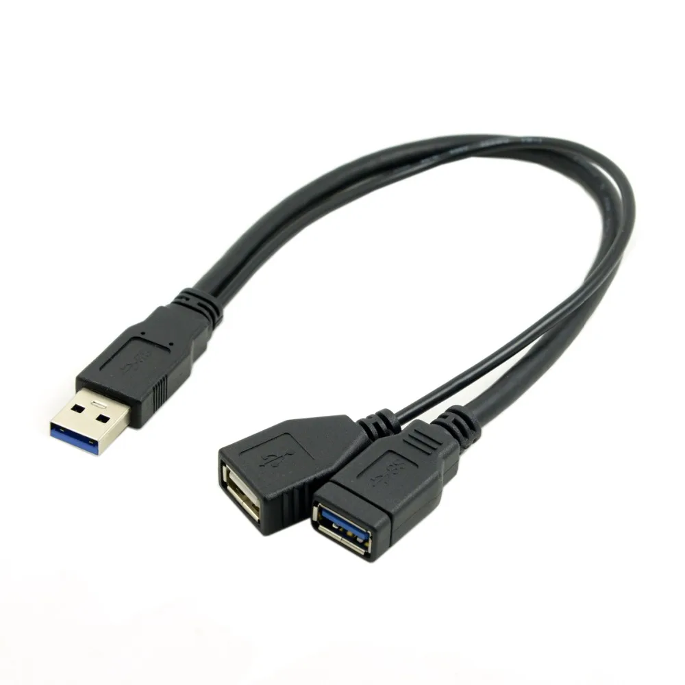 CYDZZihan двойной USB-разъем с дополнительной мощностью и удлинителем для передачи