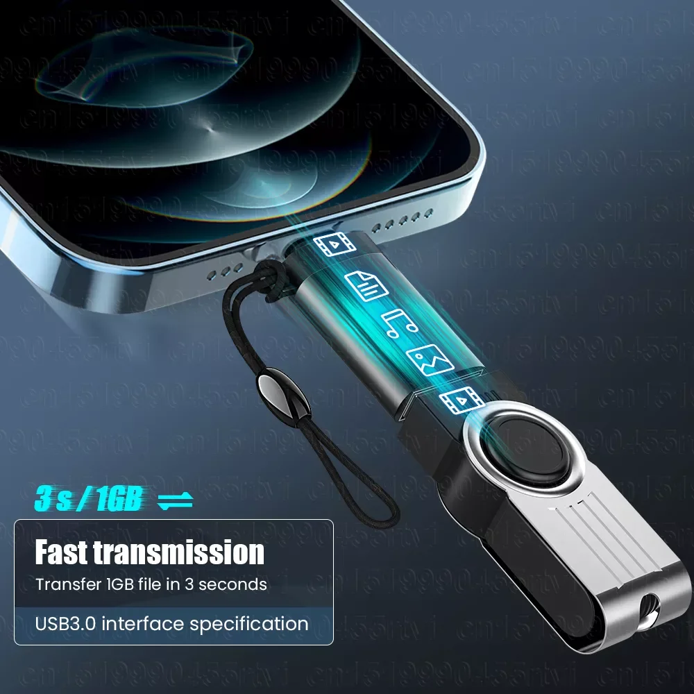 

fashionablefashionableUSB 3.0 To 8 Pin OTG Adapter For iPhone 13 With Key Chain For iOS 13 14 Above system Sync Data OTG Adapter