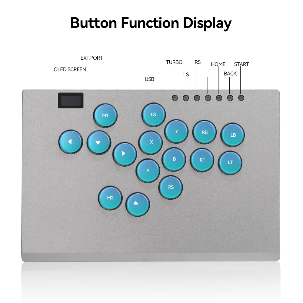 Haute42 безрычажный контроллер Hitbox из алюминиевого сплава, аркадная палка без клюшки для ПКPS4PS5, аркадный контроллер Hitbox Fighting (art.: 3920ce559d64e) - 3920ce559d64e