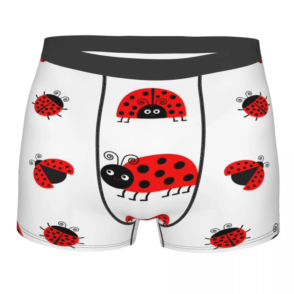 

Boxer Men Underpants Ladybug Ladybird Funny Baby Insect Men's Panties Shorts Breathable Mens Underwear Briefs Sexy Boxers