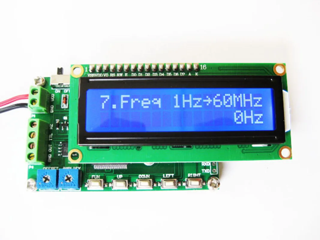 

New 8M DDS function signal generator signal generator signal source 60M frequency meter