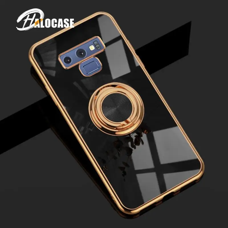 

Силиконовый чехол с кольцом для Samsung Galaxy Note 9 20 S20 Ultra 10 Plus Note 9