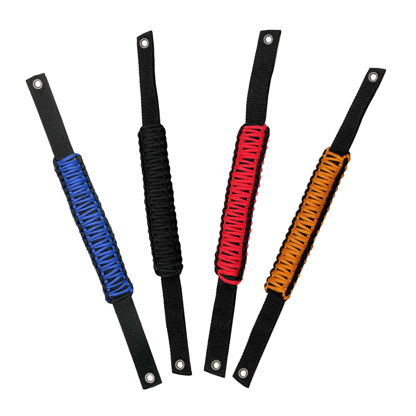 

2pcs Car Grip Handle for Ford Bronco Interior Armrest Top Roll Bar Grab Handles Paracord roll bar handles accessories